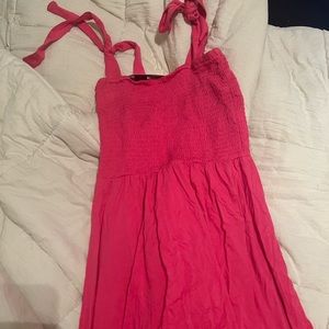 Crown and Ivy- Cabana pink sundress